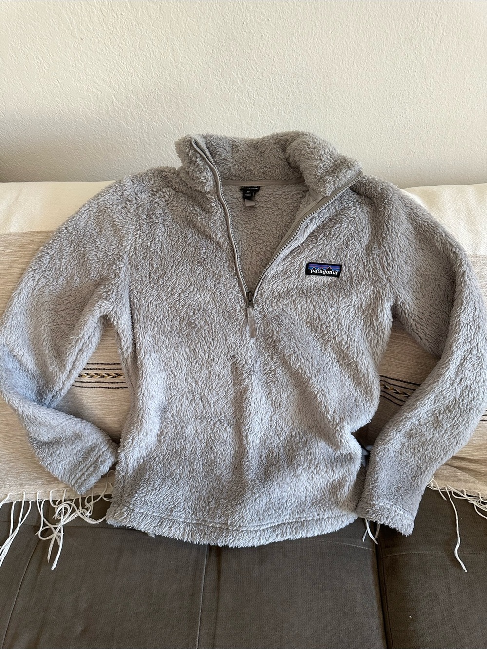 Patagonia Los Gatos 1/4-Zip Fleece Pullover - Gray XS